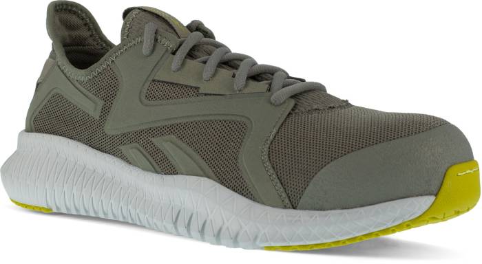 view #1 of: Reebok Work WGRB4063 Flexagon 3.0 Work, Men's, Grey/Lime, Comp Toe, EH Athletic