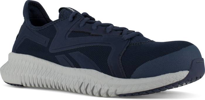 view #1 of: Reebok Work WGRB4066 Flexagon 3.0 Work, Men's, Navy/Grey, Comp Toe, SD, Low Athletic