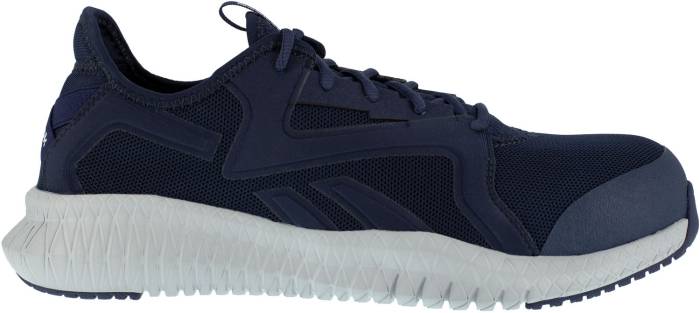 alternate view #2 of: Reebok Work WGRB4066 Flexagon 3.0 Work, Men's, Navy/Grey, Comp Toe, SD, Low Athletic