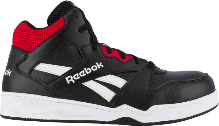 alternate view #2 of: Reebok WGRB4132 BB4500 Work, Men's, Black/Red, Comp Toe, EH, High Top Athletic