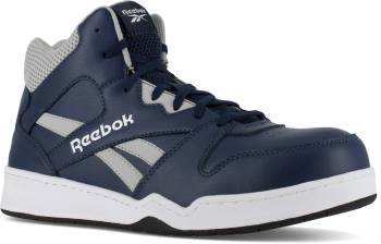 Reebok Work WGRB4133 BB4500 Work, Men's, Navy/Grey, Comp Toe, SD, High Top Athletic