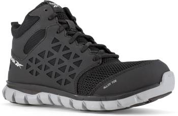 Reebok Work WGRB4141 Sublite Cushion Work, Men's, Black, Alloy Toe, SD Midheight