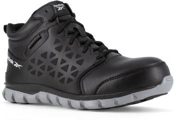 Reebok Work WGRB4144 Sublite Work, Men's, Black, Comp Toe, EH, Mid-height