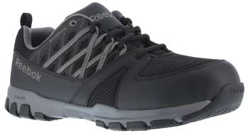 Deportivo de trabajo, SD, con puntera de acero, negro/gris, de mujer, Reebok WGRB416 Sublite Work