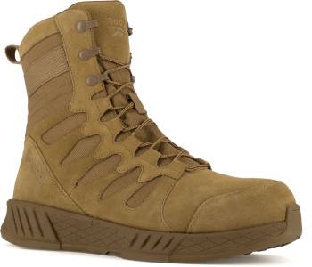 Bota de 8 pulgadas, EH, con puntera de material compuesto, coyote, de hombre, Reebok WGRB4360 Floatride Energy