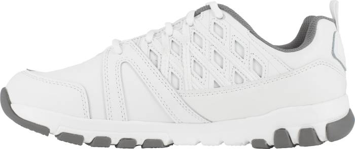 alternate view #3 of: Reebok Work WGRB4442 Sublite, Men's, White, Soft Toe, SD, Slip Resistant, Low Athletic, Work Shoe