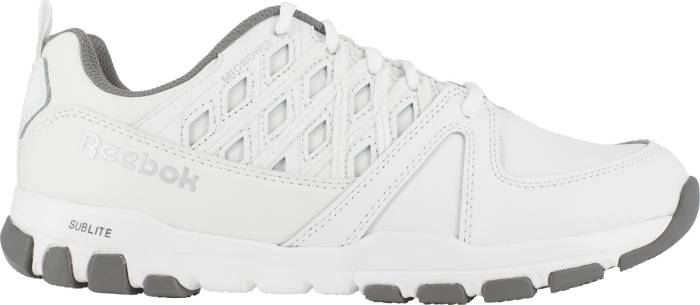 alternate view #2 of: Reebok Work WGRB4442 Sublite, Men's, White, Soft Toe, SD, Slip Resistant, Low Athletic, Work Shoe