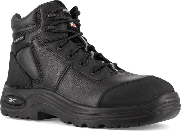 view #1 of: Reebok Work WGRB6765 Black Comp Toe, EH, PR, Waterproof Men's 6 Inch Sport Boot