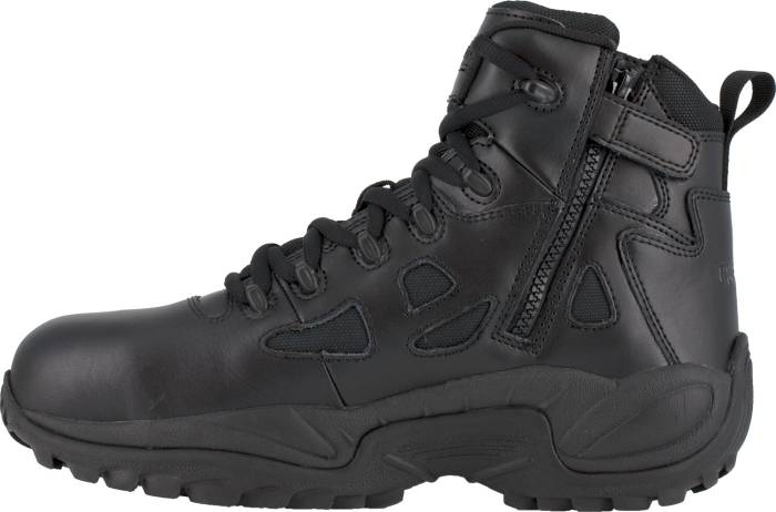 alternate view #3 of: Bota Stealth de 6 pulgadas EH con puntera de material compuesto de hombre, negro Reebok Work WGRB8674 Rapid Response