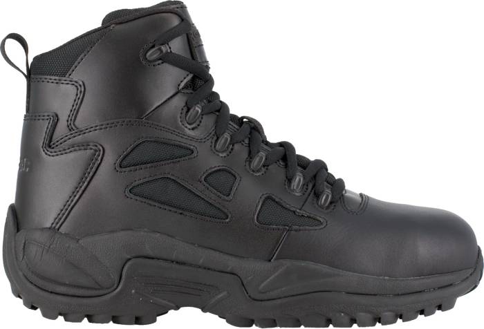 alternate view #2 of: Reebok Work WGRB8674 Rapid Response, Men's, Black, Comp Toe, EH, 6 Inch, Stealth Boot