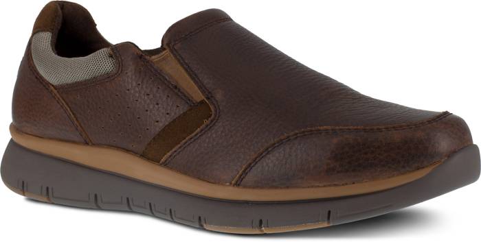 view #1 of: Rockport WGRK5710 Primetime, Men's, Brown, Steel Toe, SD, Twin Gore, Casual, Slip On, Work Shoe