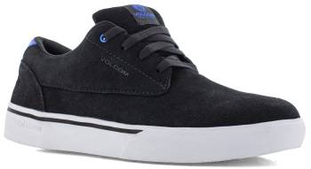 Volcom WGVM30110 True, Men's, Black, Comp Toe, EH, Slip Resistant, Skate Style, Work Shoe