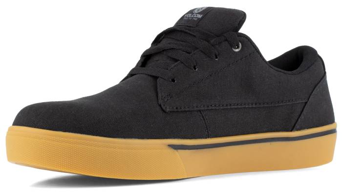 alternate view #3 of: Volcom WGVM30117 True Men's, Black, Comp Toe, SD, Slip Resistant, Skate Style, Work Shoe