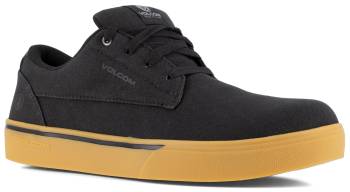 Volcom WGVM30117 True Men's, Black, Comp Toe, SD, Slip Resistant, Skate Style, Work Shoe