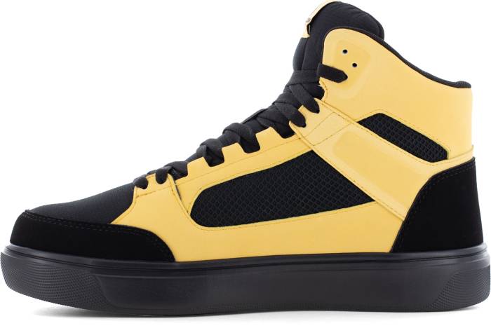 alternate view #3 of: Volcom WGVM30239 Evolve, Men's, Black/Yellow, Comp Toe, EH, Mt, Skate Style, High Top, Work Shoe