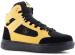 view #1 of: Volcom WGVM30239 Evolve, Men's, Black/Yellow, Comp Toe, EH, Mt, Skate Style, High Top, Work Shoe