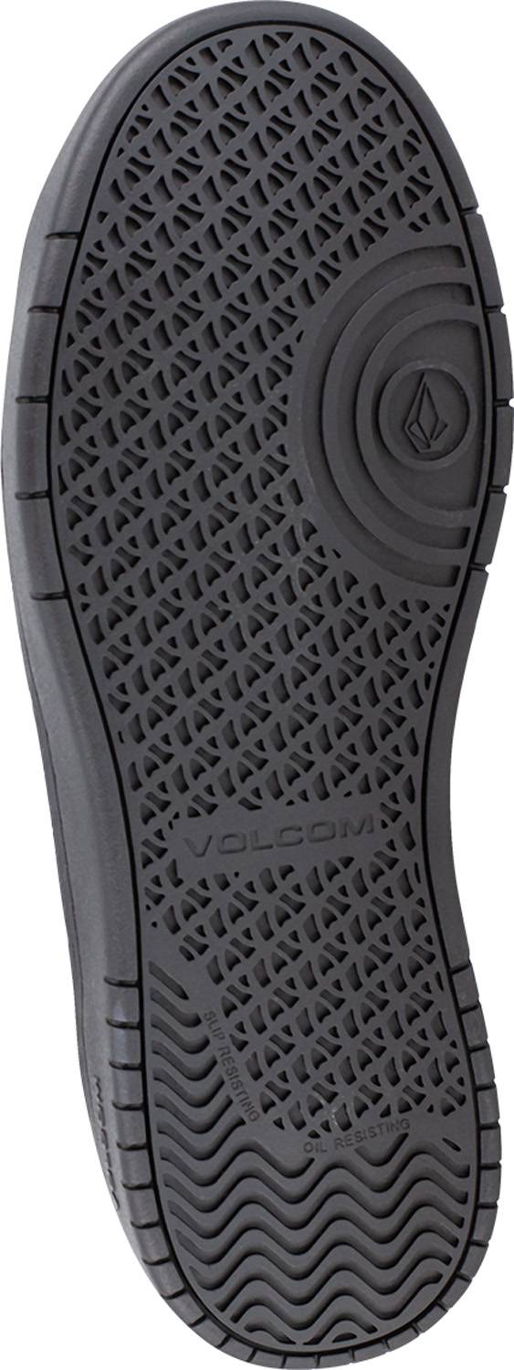 alternate view #4 of: Volcom WGVM30471 Stone Men's, Black/Red, Comp Toe, SD, Slip Resistant, Skate Style, Work Shoe