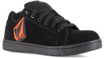 Volcom WGVM30471 Stone Men's, Black/Red, Comp Toe, SD, Slip Resistant, Skate Style, Work Shoe