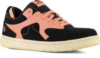 Volcom WGVM30617F Vitals, Women's, Black/Clay Orange, Comp Toe, SD, Skate Style, Work Shoe