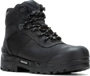 Bota de 6 pulgadas, EH, PR, WP, con puntera de material compuesto, negra, para hombre, Wolverine WW080157 Warrior