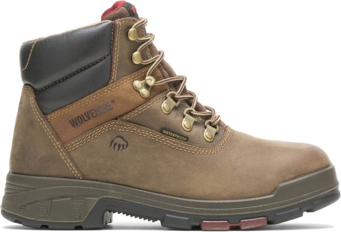 alternate view #2 of: Wolverine WW10314 Cabor EPX Men's, Brown, Comp Toe, EH, Waterproof, 6 Inch Work Boot