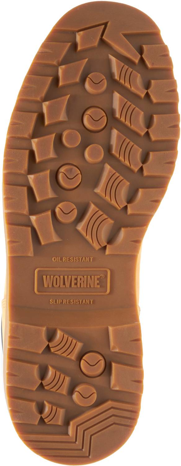 alternate view #5 of: Wolverine WW10632 Floorhand, Men's, Wheat, Steel Toe, EH, WP, 6 Inch, Work Boot