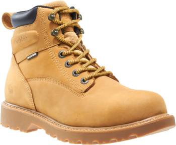 Bota de trabajo de 6ápulgadas, WP, EH, con puntera de acero, trigo, de hombre, Wolverine WW10632 Floorhand