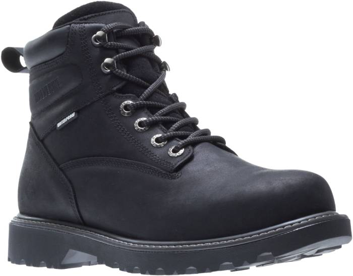 view #1 of: Bota de 6ápulgadas, WP, EH, con puntera de acero, negra, de hombre, Wolverine WW10694 Floorhand