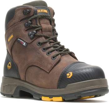 Wolverine WW10706 Blade X, Men's, Brown, Waterproof, Comp Toe, EH, Met Guard