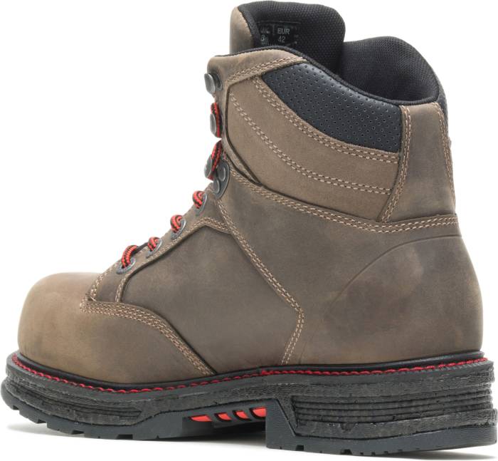 alternate view #3 of: Wolverine WW201174 Hellcat UltraSpring, Men's, Brown, Comp Toe, EH, WP, 6 Inch Work Boot