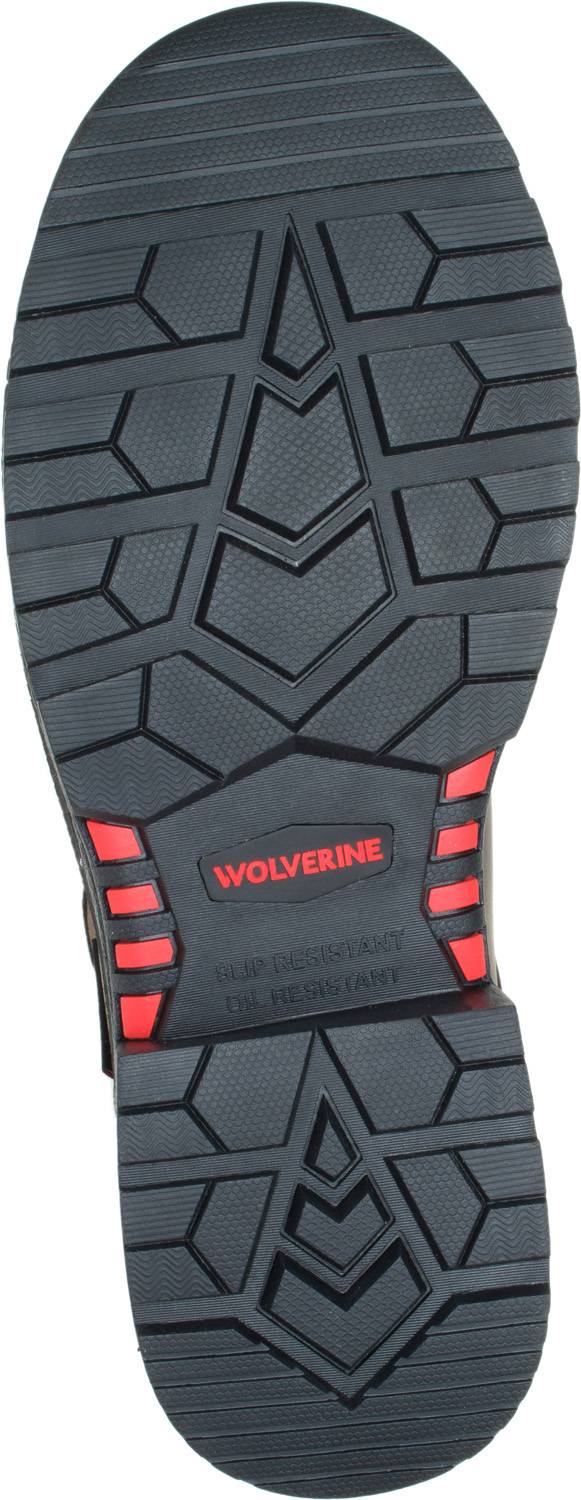 alternate view #5 of: Wolverine WW201174 Hellcat UltraSpring, Men's, Brown, Comp Toe, EH, WP, 6 Inch Work Boot