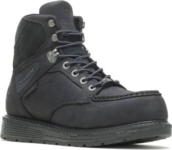 Bota de trabajo de 6ápulgadas con puntera blanda, negra, de hombre, Wolverine WW210000 Hellcat UltraSpring