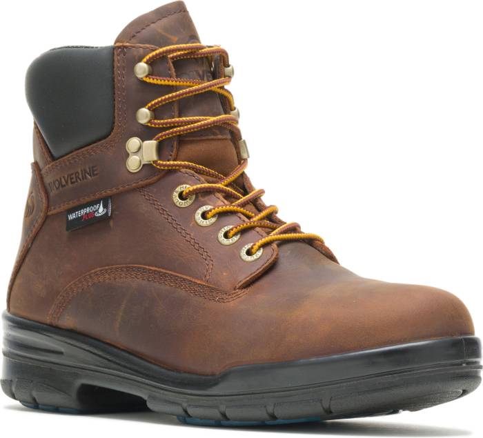 view #1 of: Wolverine WW211022 DuraShocks SR WPF, Men's, Brown, Steel Toe, EH, WP, 6 Inch Boot