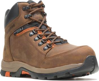 Wolverine WW211043 Grayson, Men's, Brown, Steel Toe, EH, WP, Hiker, Work Boot