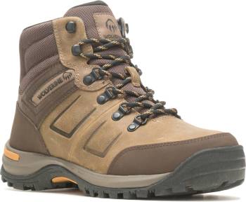 Bota de trabajo para senderismo, EH, WP, con puntera de acero, color grava, de hombre WW231047 Chisel Wolverine