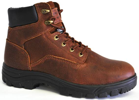 view #1 of: Work Zone WZS651-BR Men's, Brown, Steel Toe, EH, Insulated, Waterproof 6 Inch Boot