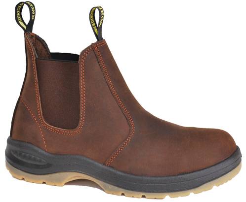 view #1 of: Work Zone WZS660-BR Men's, Brown, Steel Toe, EH, 6 Inch Boot