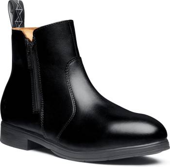 Bota de seguridad con cremallera lateral y puntera de acero, negro elegante, de mujer, EH, Omega Xena Workwear XEOMBL1