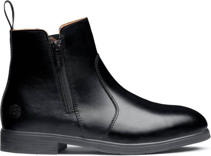 alternate view #2 of: Xena Workwear XEOMBL1 Women's Omega EH Safety Boot, Stylish Black, Steel Toe, Side Zipper