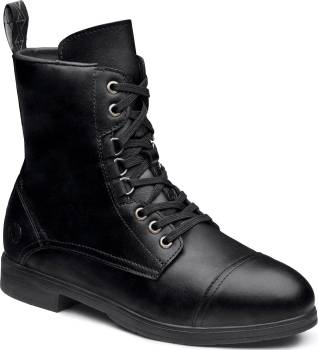 Bota de seguridad con cremallera lateral y puntera de acero, negro azabache, de mujer, Spice Xena Workwear XESPBL1